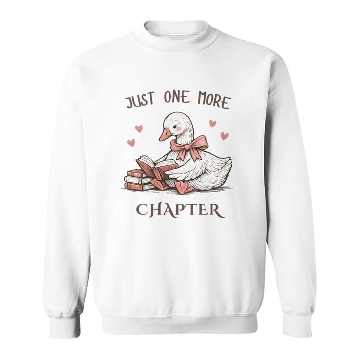 Cute Book Loving Duck Sweatshirt Cute Book Loving Duck Sweatshirt