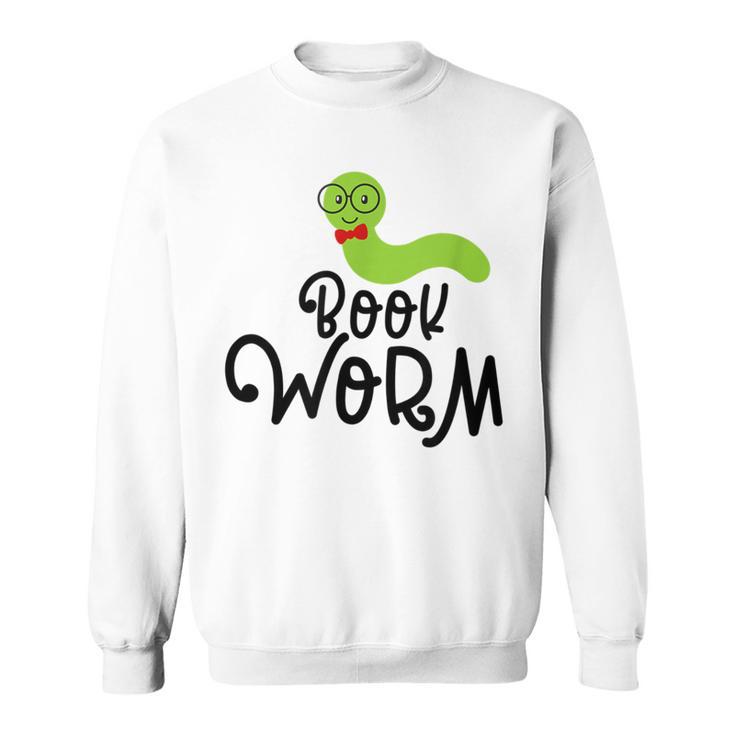 Cute Book Worm Reading Lovers Sweatshirt