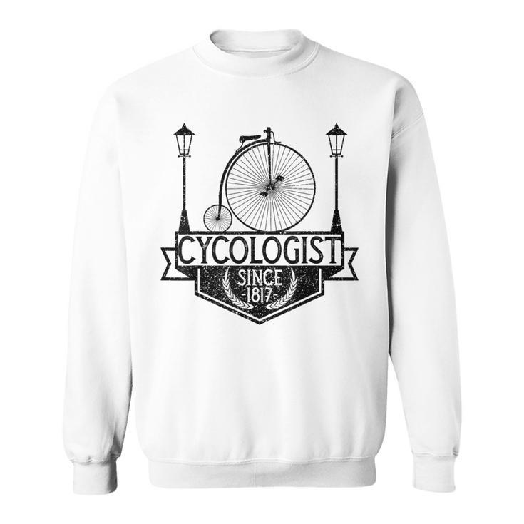Cycologist Gentleman ビンテージ 自転車 ペニー ファージング 1817 スウェットシャツ