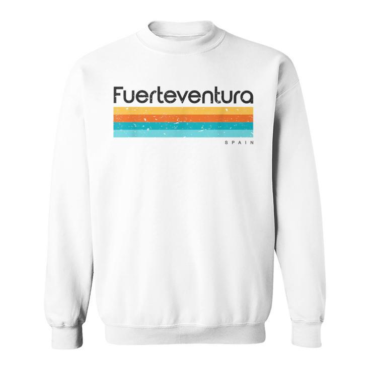 Rétrointage Des Îles Canaries Fuerteventura Sweater e