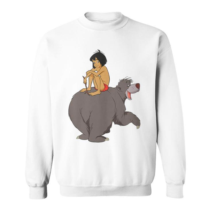 Disney The Jungle Book Mowgli And Baloo Chillin Sweatshirt