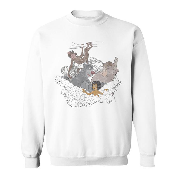 Disney The Jungle Book Tropical Group Poster Sweatshirt
