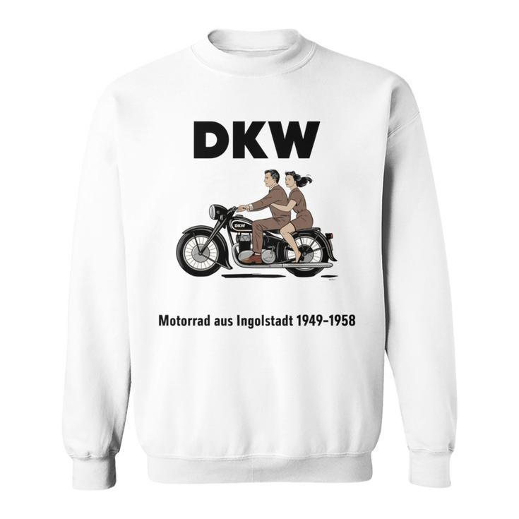 Dkw バイク 1930年代デザイン ビンテージバイク 長袖tシャツ スウェットシャツ