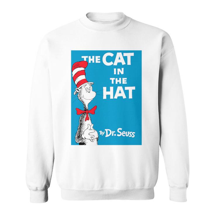 Dr Seuss The Cat In The Hat Book Cover Premium Sweatshirt