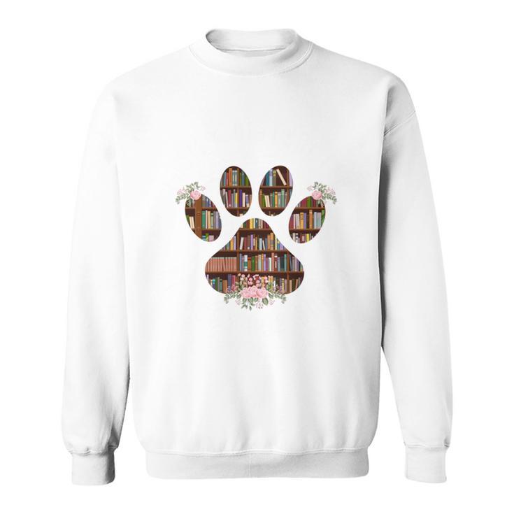 Easily Distracted By Dogs And Books Sweatshirt