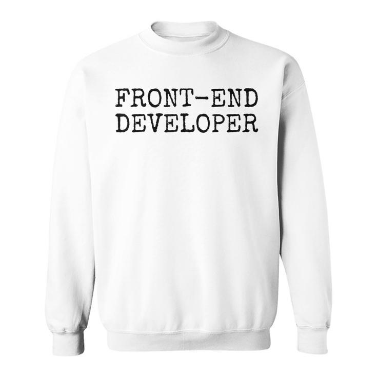 Front End Developer スウェットシャツ