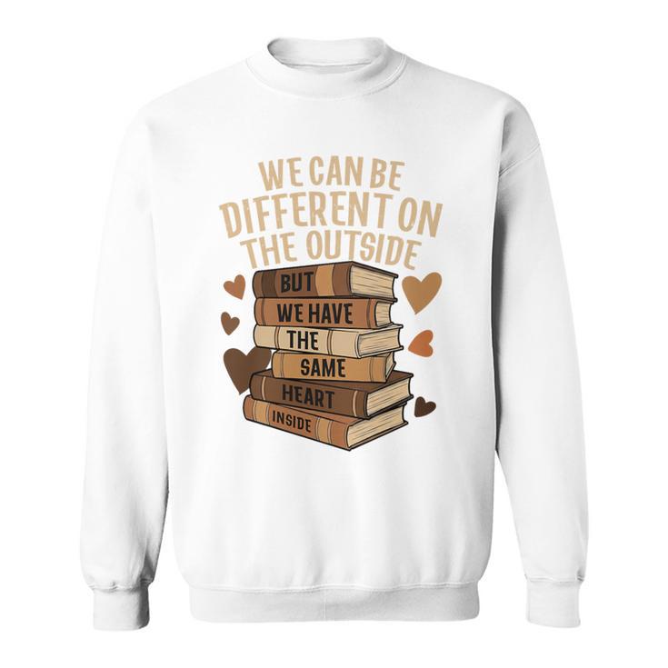We Have The Same Heart History Month Book Lover Women Premium Tri-Blend Sweatshirt