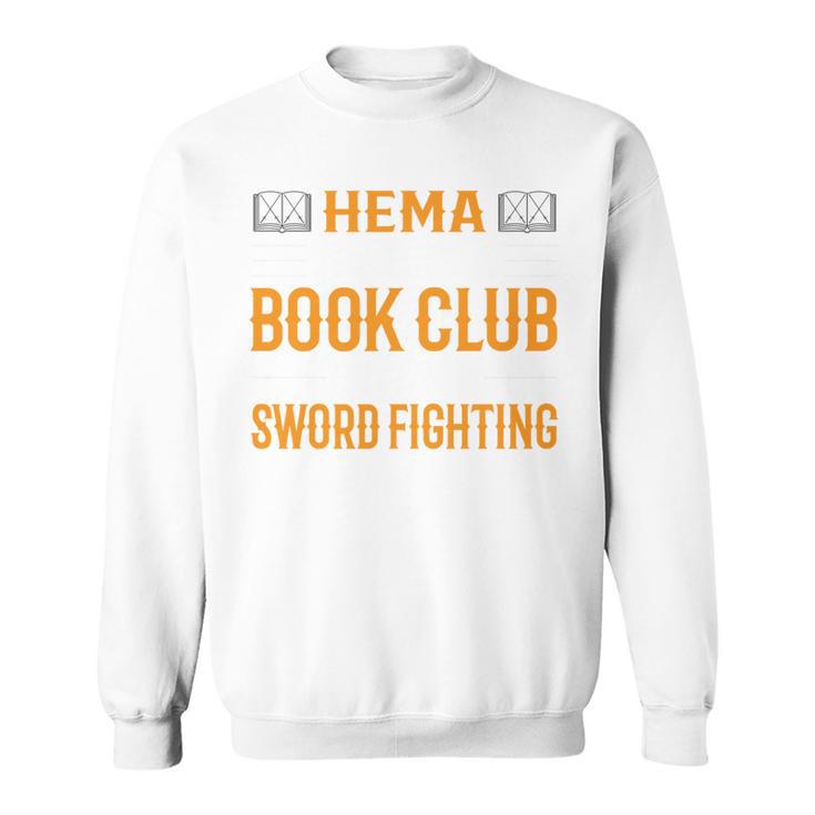HEMA Book Club With Sword Fighting Sweatshirt