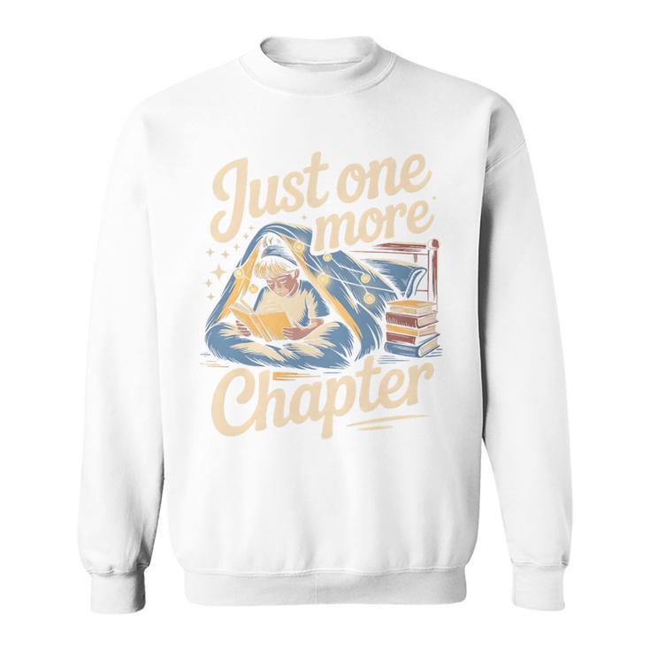 Just One More Chapter Vintage Book Lover Premium Tri-Blend Sweatshirt