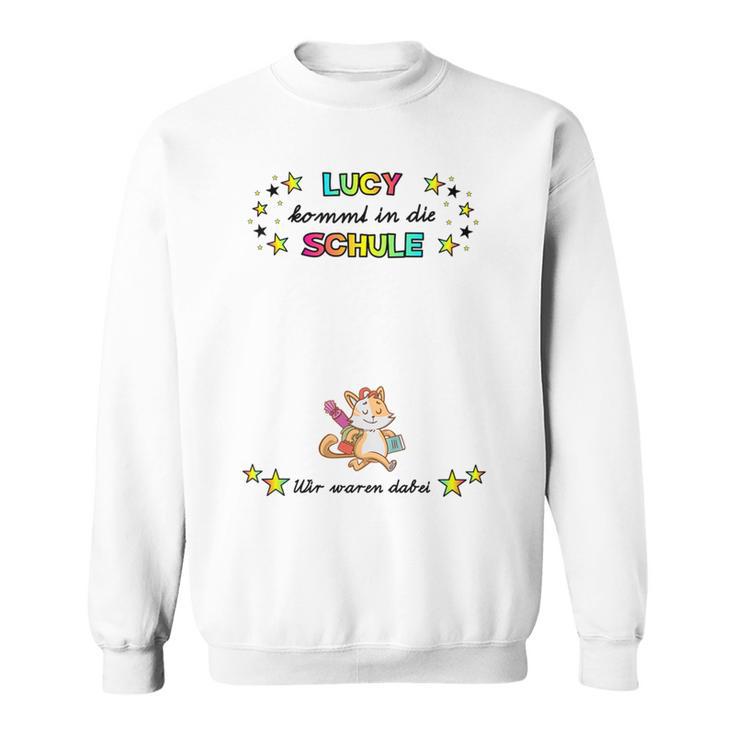 Kids Lucy Guest Book For First Day Of School Sweatshirt