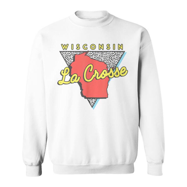 La Crosse ウィスコンシン ヴィンテージ Wi レトロ トライアングル スウェットシャツ
