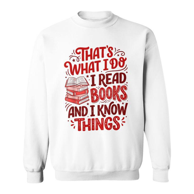 Librarian Book Lover Men Women Reading Sweatshirt