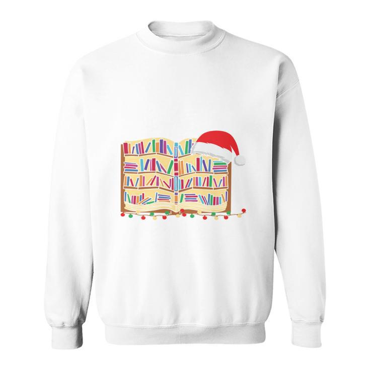 Library Squad Christmas Book Team Xmas Reading Lover Sweatshirt