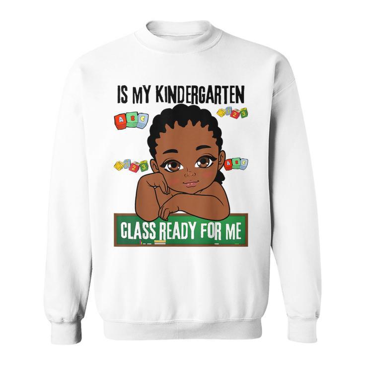 Lil Mr Kindergarten Prince Boys Melanin Boy Read Books Sweatshirt