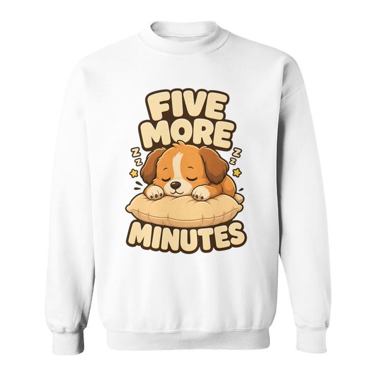 Motivo Cachorro Cinco Minutos Más Camisa de entrenamiento