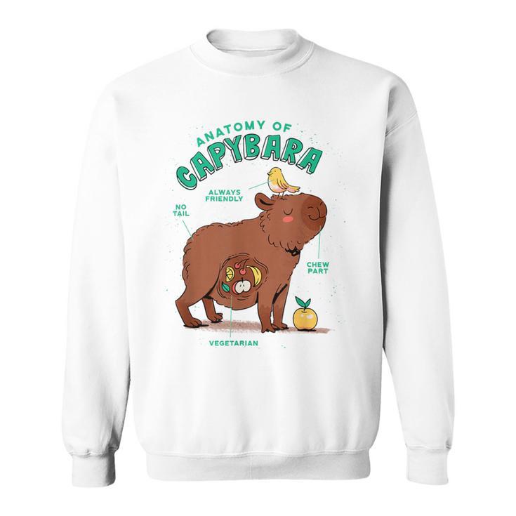 Natural Science Textbook Anatomy Water Pig Sweatshirt