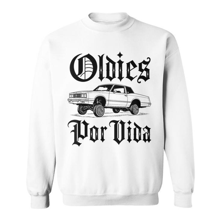 Oldies Porida ヴィンテージ ローライダー 車 メキシカン チカーノ チョロ スウェットシャツ