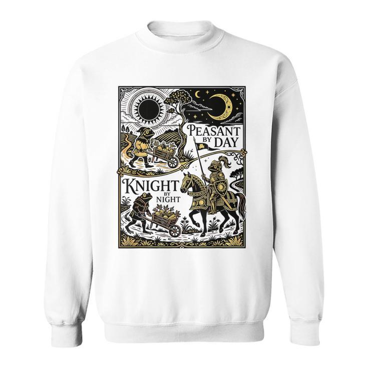 Peasant By Day Knight By Night ルネッサンスフェア ファニー カエル スウェットシャツ