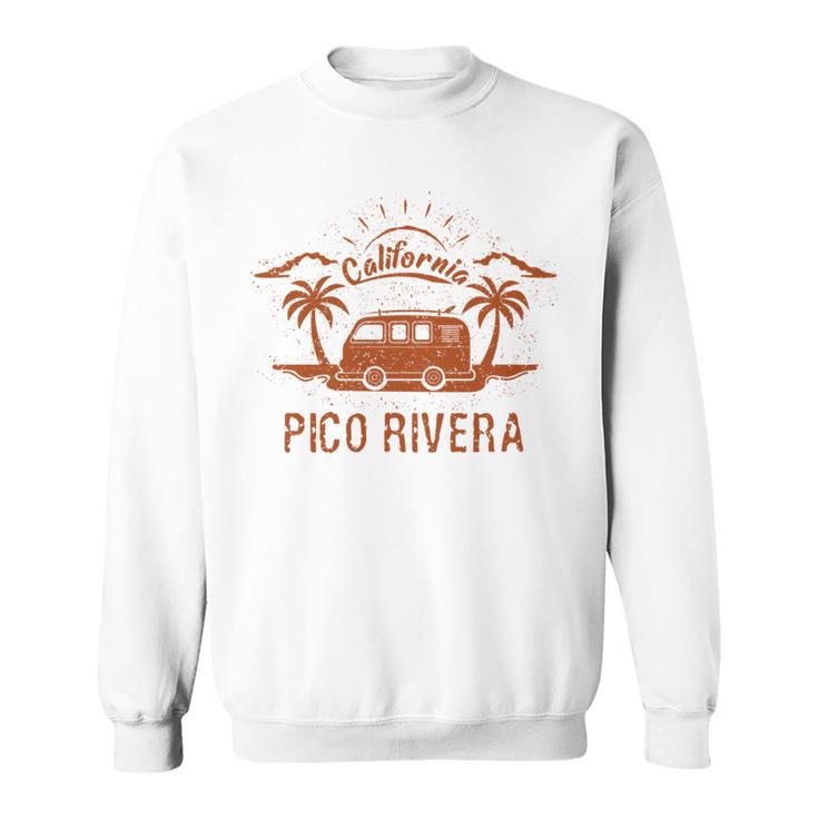 Pico Rivera Ca カリフォルニア レトロ ビンテージ サーフィン ビーチ 長袖tシャツ スウェットシャツ