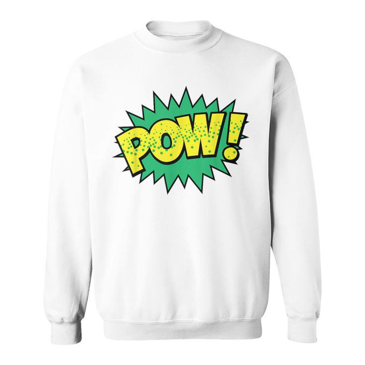 POW Vintage Superhero Comic Book Sound Effect Tshirt Sweatshirt