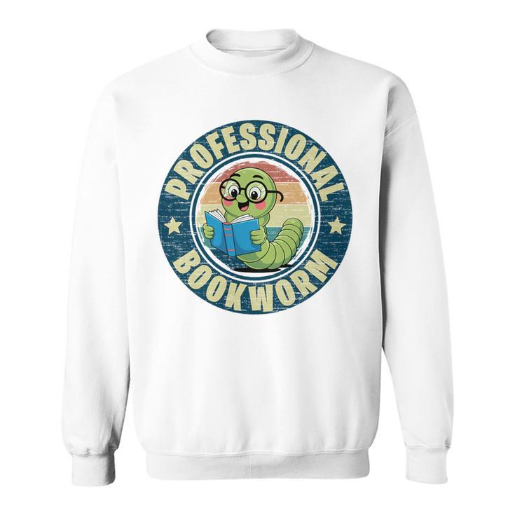 Professional Bookworm Bookish Book Nerd For Women Men Premium Tri-Blend Sweatshirt