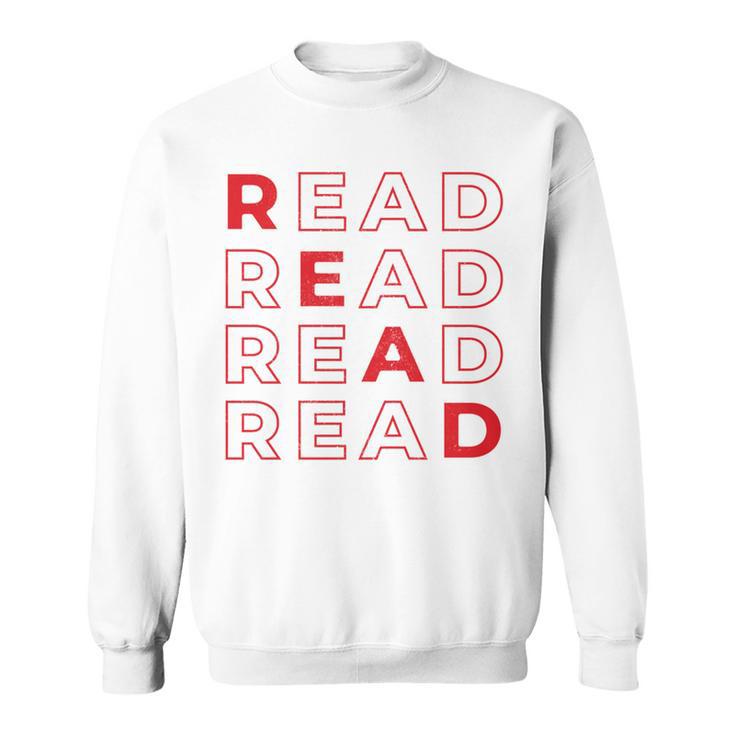 Read Books Library Bookworm Librarian Book Lover Sweatshirt
