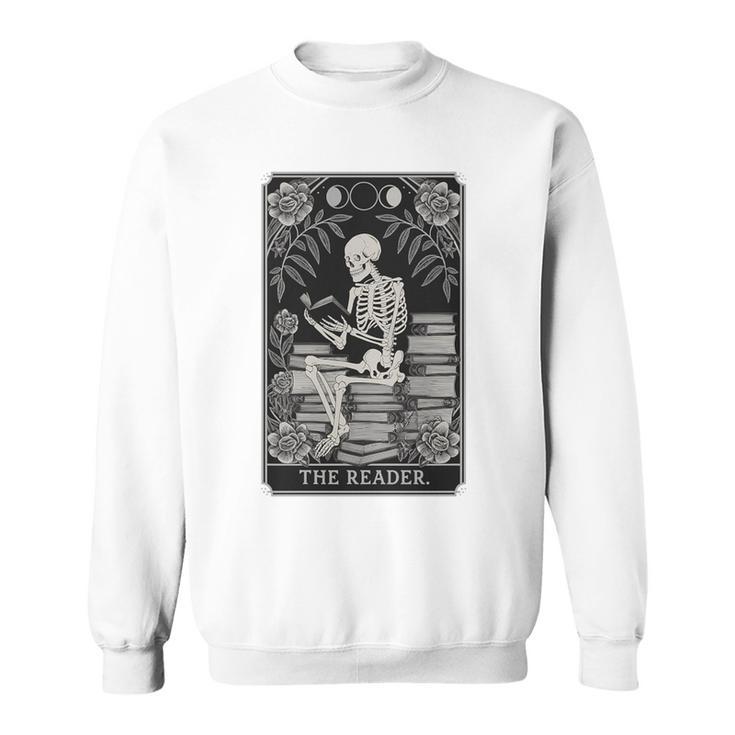 The Reader – Gothic Book Lover Dark Academia Premium Tri-Blend Sweatshirt