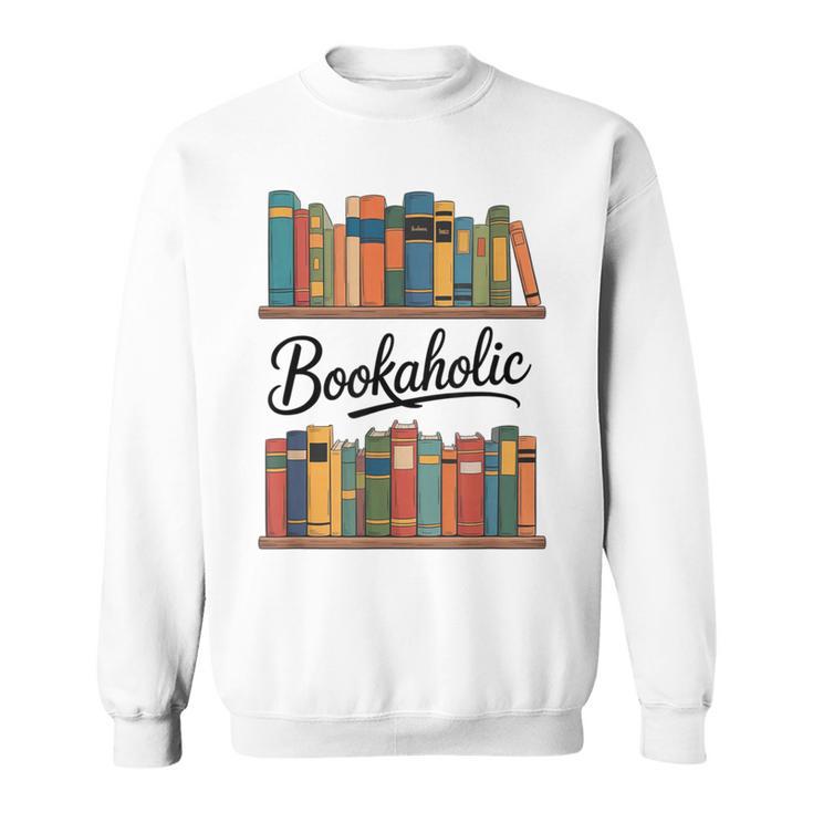 Reading As a Bookaholic For Book Lovers Sweatshirt