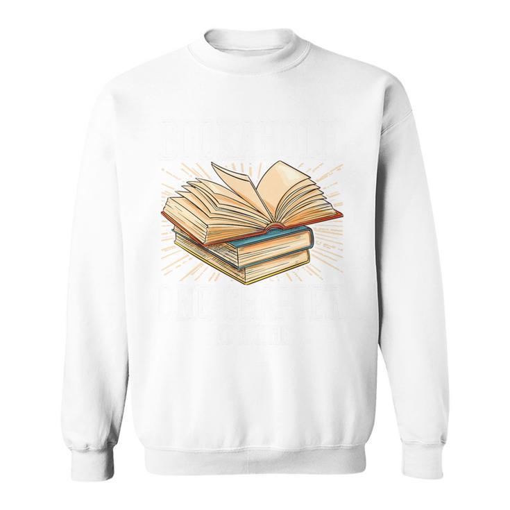 Reading Books Reader Nerd Librarian Teacher Literature Women Premium Tri-Blend Sweatshirt