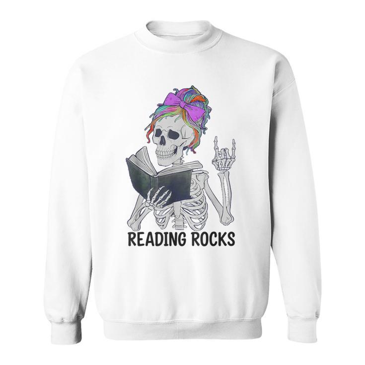 Reading Rocks Literacy Coach Library Books Squad Sweatshirt