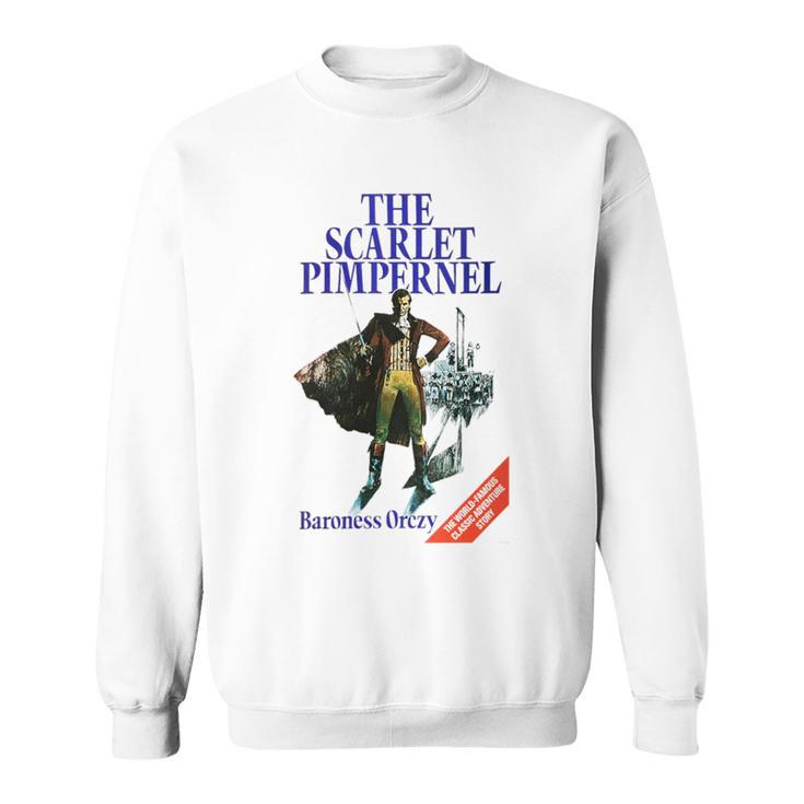 The Scarlet Pimpernel Baroness Orczy Vintage Book Cover Sweatshirt