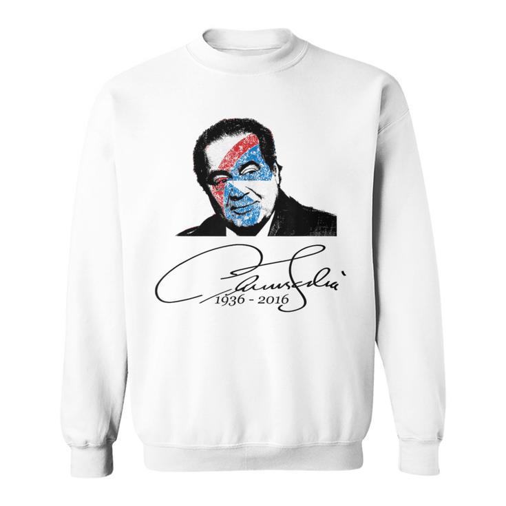 Signature And Bust Antonin Scalia Tshirt Justice Scalia Book Sweatshirt