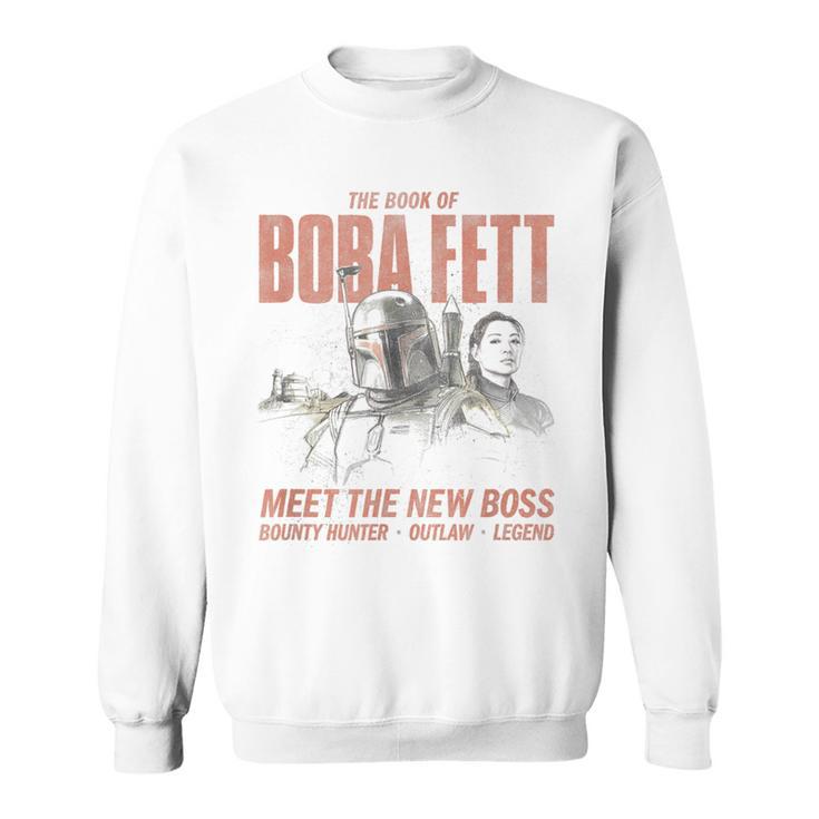 Star Wars The Book Of Boba Fett Meet The New Boss Sketch Sweatshirt