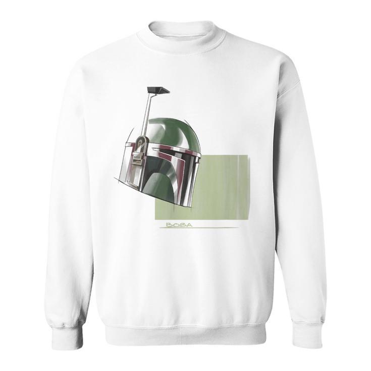 Star Wars The Book Of Boba Fett Minimalist Helmet Sweatshirt