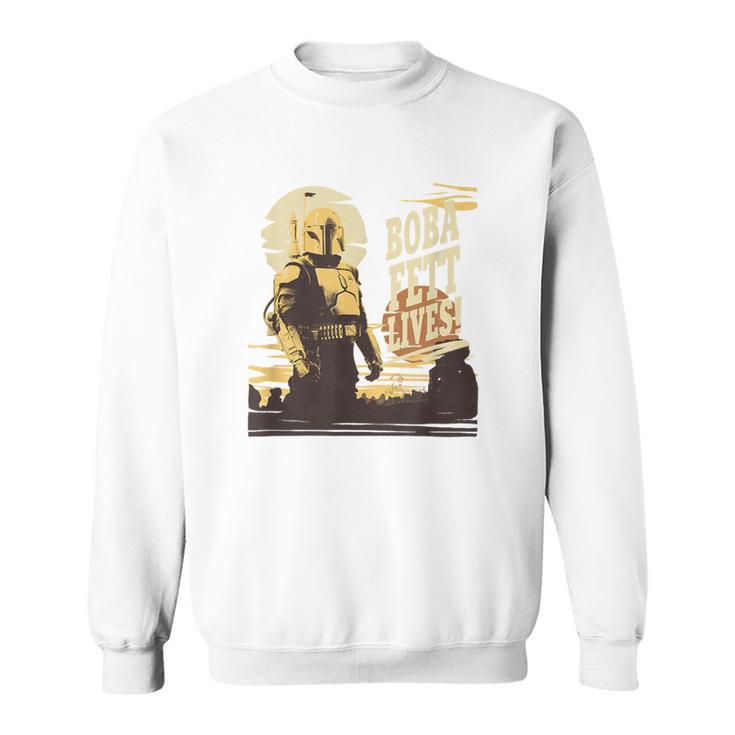 Star Wars The Book Of Boba Fett Tonal Portrait Sweatshirt