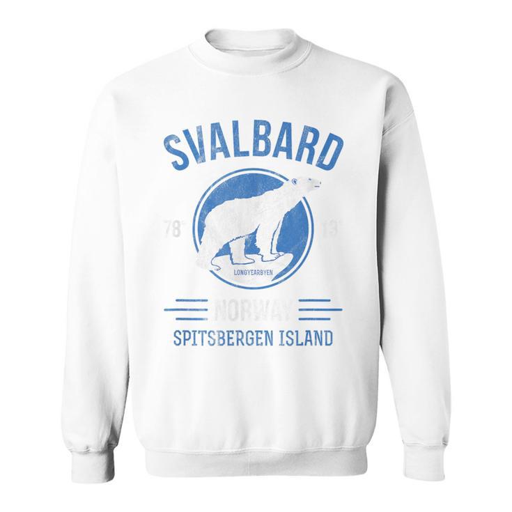 Svalbardpitzbergen ホッキョクグマ ロングイヤービーン ノルウェー ホッキョクグマ スウェットシャツ