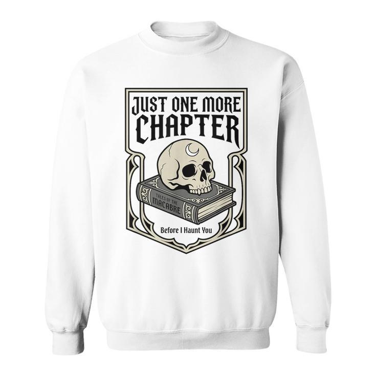 Tales Of The Macabre Skull Book Gothic Books Reading Lover Sweatshirt