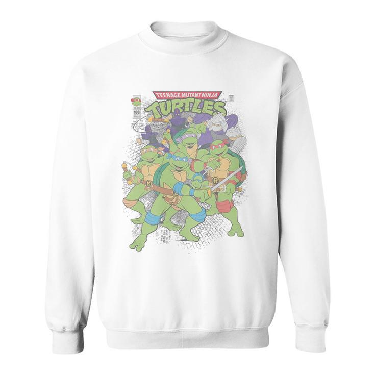TMNT Comic Book Cover Group Shot Premium Tri-Blend Sweatshirt