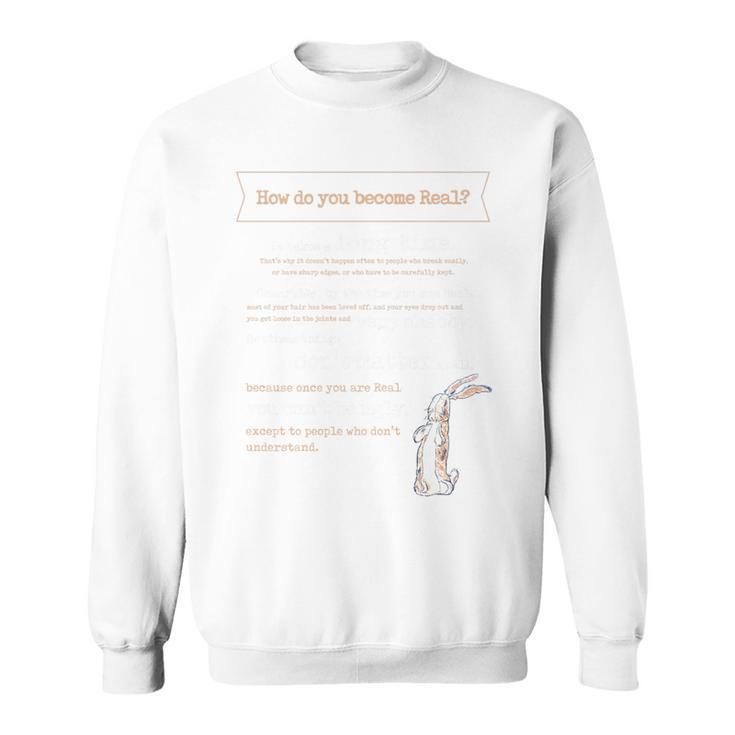 Velveteen Rabbit Book Quote 1922 Becoming Real Skin Horse Premium Tri-Blend Sweatshirt