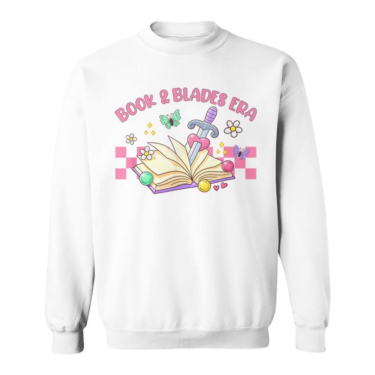 Villain Lover Dark Romance Spicy Bookish Book & Blades Era Sweatshirt