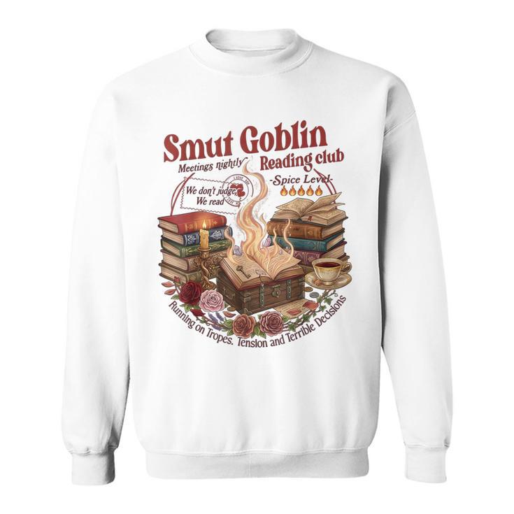 Vintage Smut Goblin Dark Romance Bookish Book Lover Sweatshirt