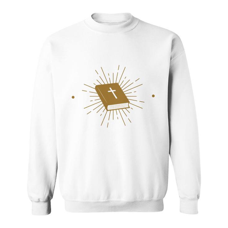 Visit Many Good Books But Live In The Bible Sweatshirt
