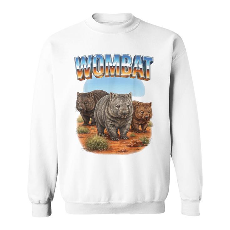 Wombat ヴィンテージ 70年代 90年代 レトロ ウォンバット 動物愛好家 ウォンバット スウェットシャツ
