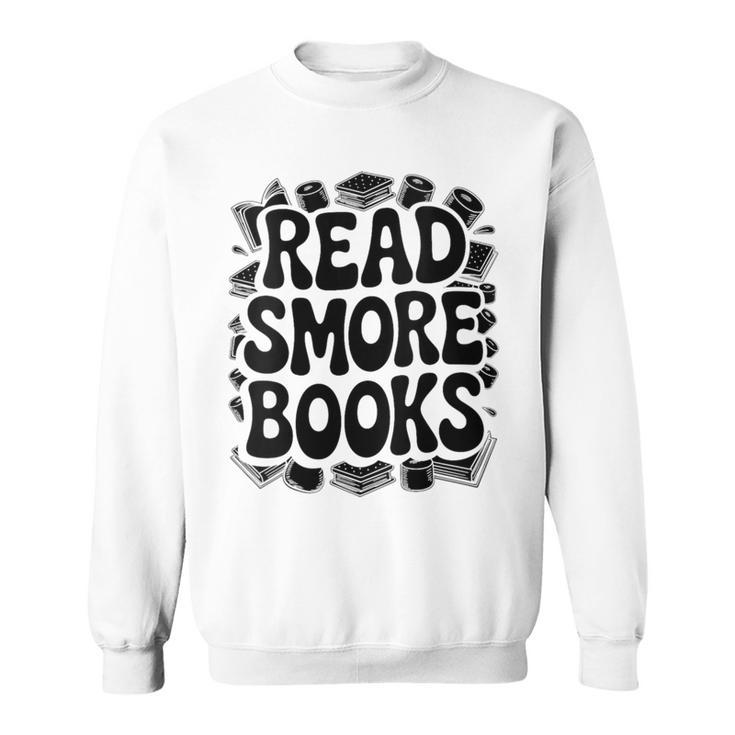 Women's Read Smore Books Camping Reading Sweatshirt