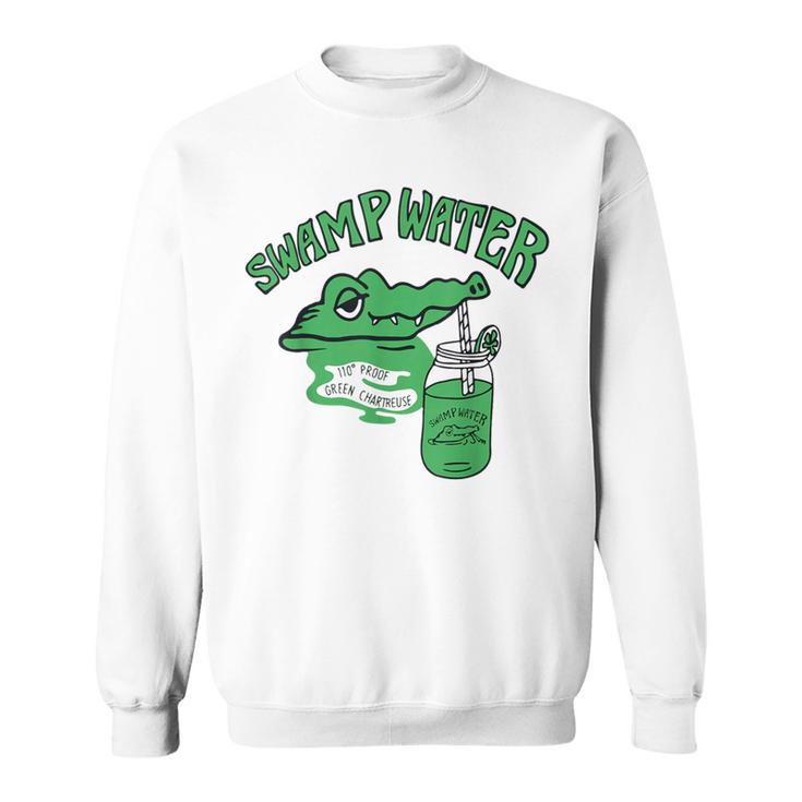 かわいいワニのクロコダイルグラフィックジャングルtシャツtシャツ スウェットシャツ