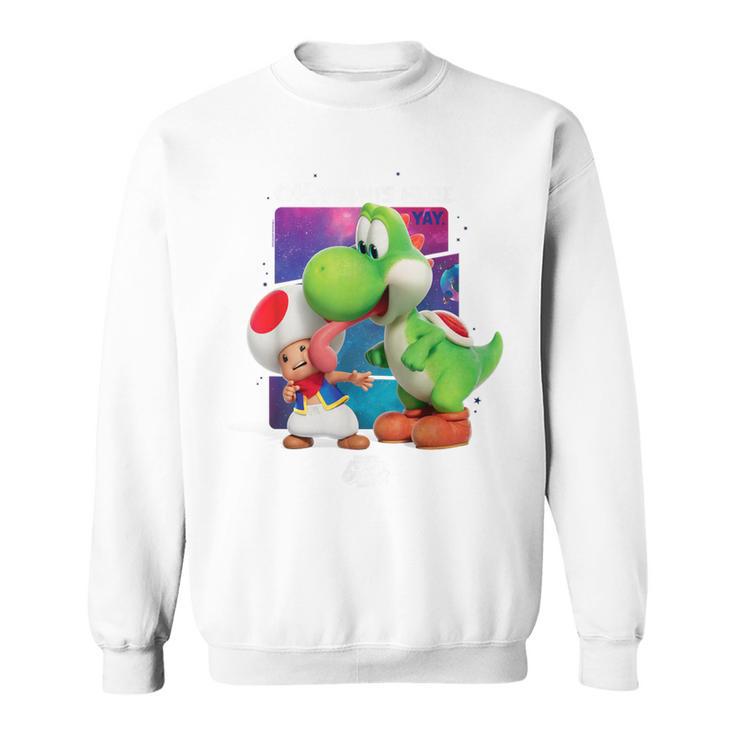 ザ・スーパーマリオギャラクシー・ムービー Toad And Yoshi Galaxy Fun スウェットシャツ