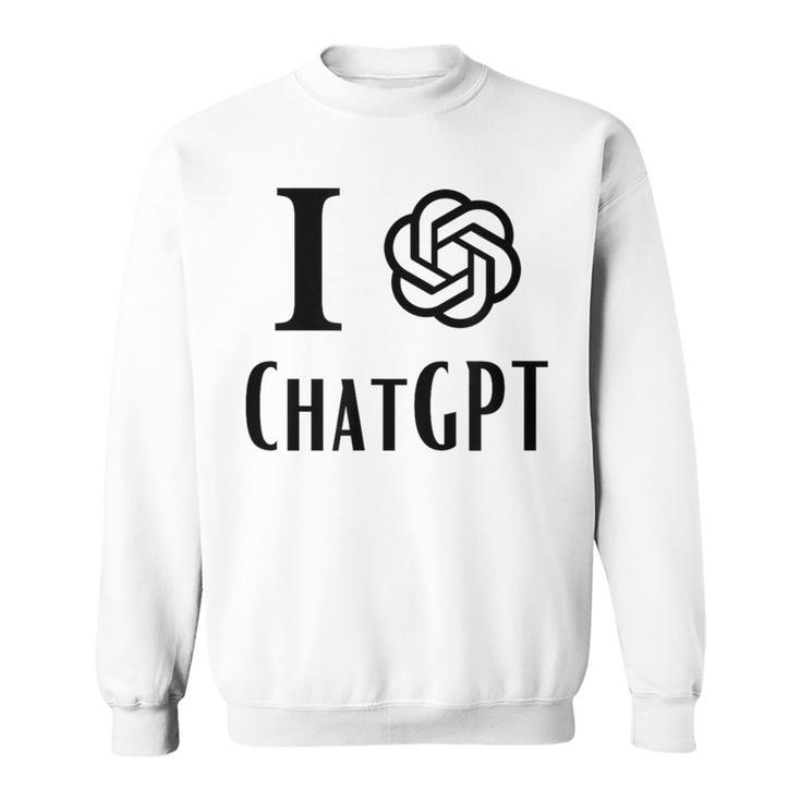 チャット Gpt が大好きです スウェットシャツ