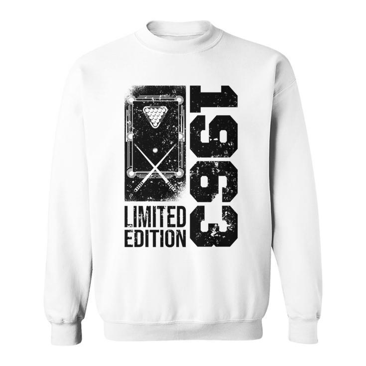 ビリヤード スヌーカーゲーマー ビンテージ 1963 誕生日 プール-ビリヤード 長袖tシャツ スウェットシャツ