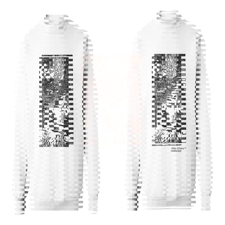 ムーミン 真夜中に起きる ムーミン谷の冬 スウェットシャツ