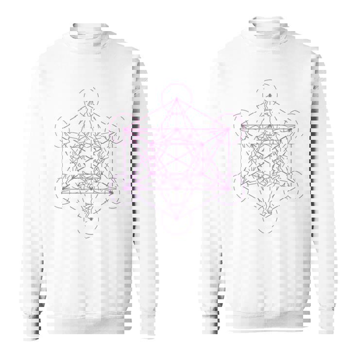 メタトロンキューブ 神聖幾何学 スウェットシャツ